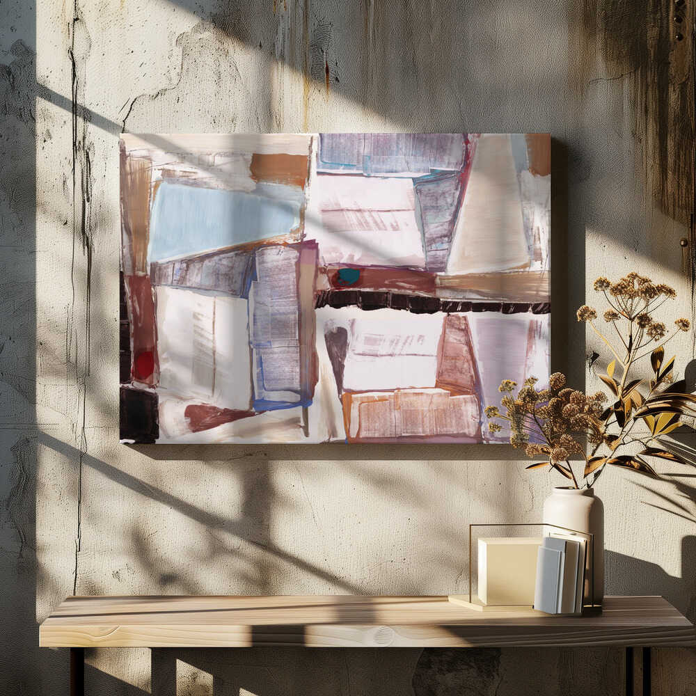 Constructed Abstraction Red