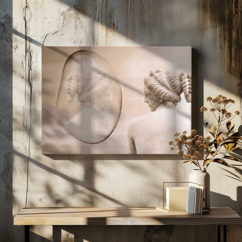 A Classical Sculpture of a Woman