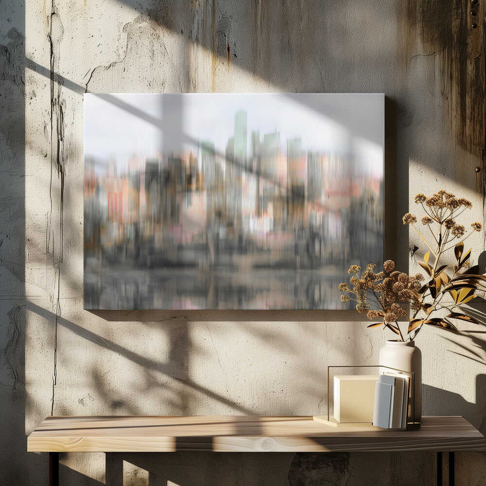 Blurry Skyline Reflections