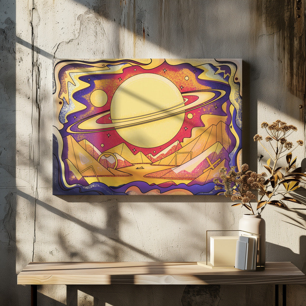 Cosmic Landscape With Giant Rings