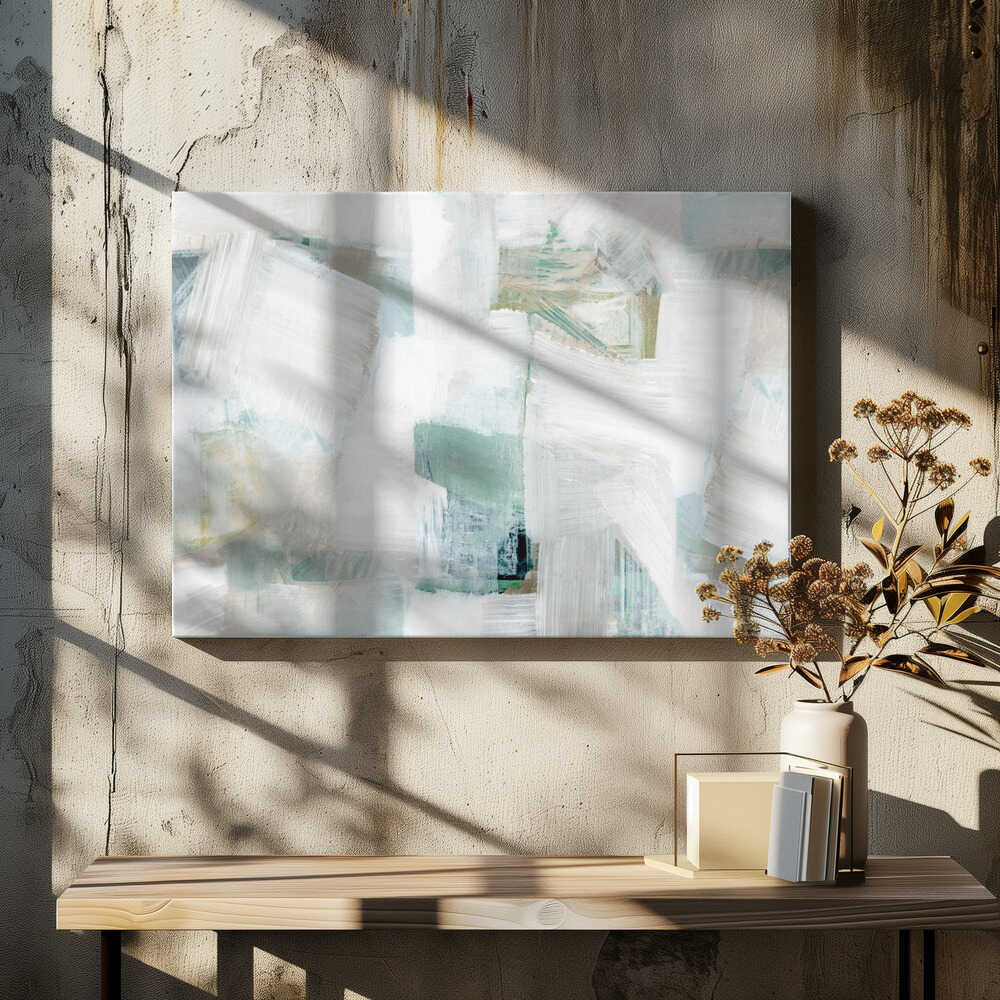 Whispers of White and Blue