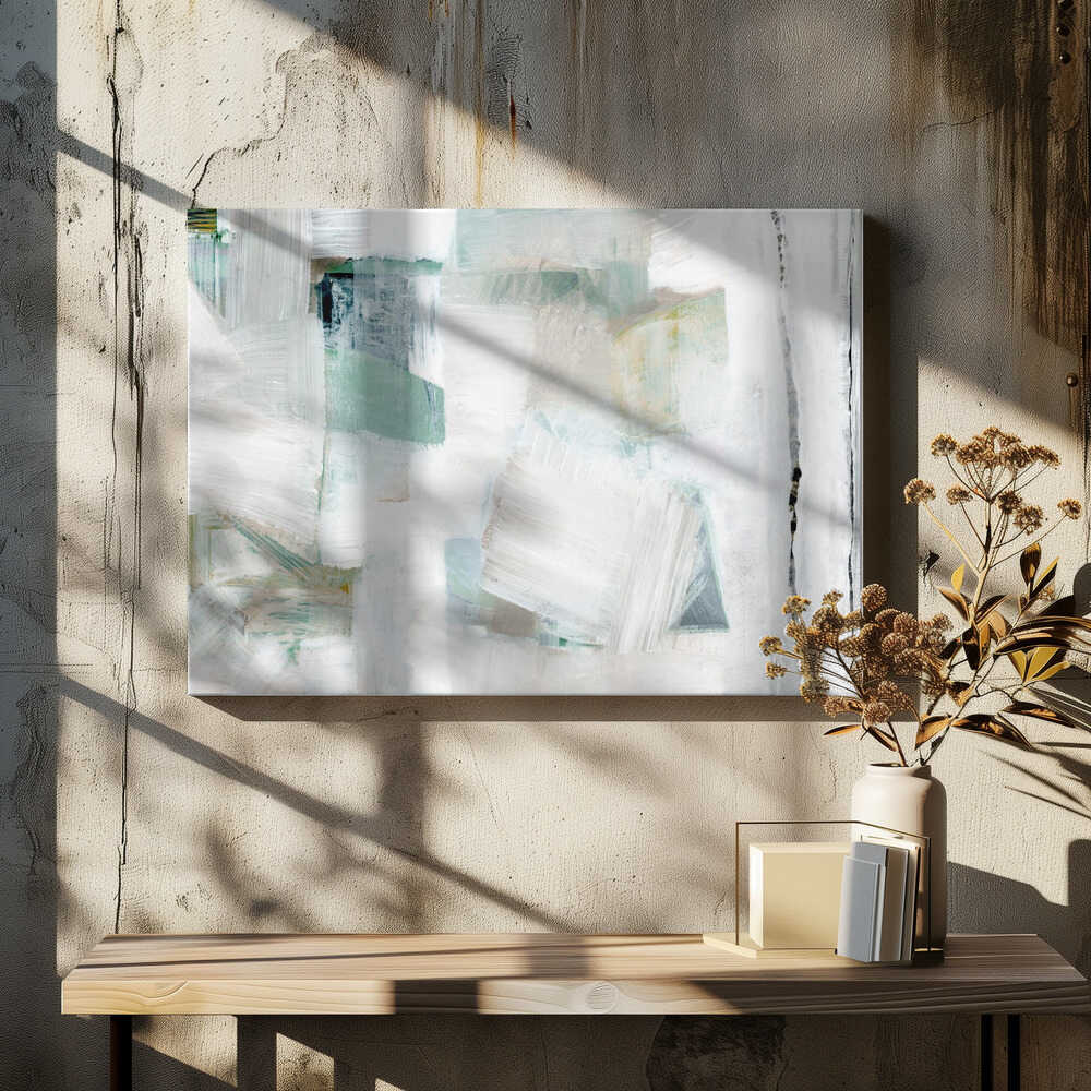 Whispers of White and Blue