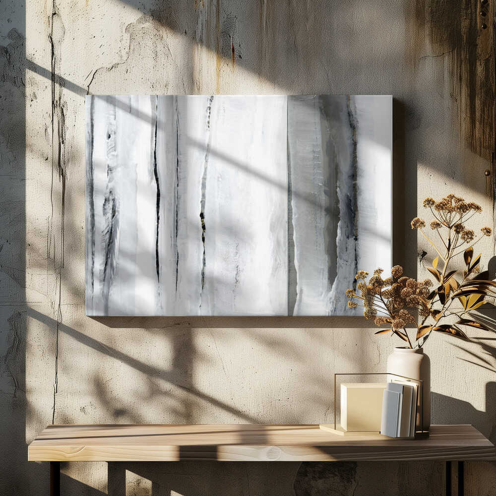 Vertical Strokes In Monochromatic Tones