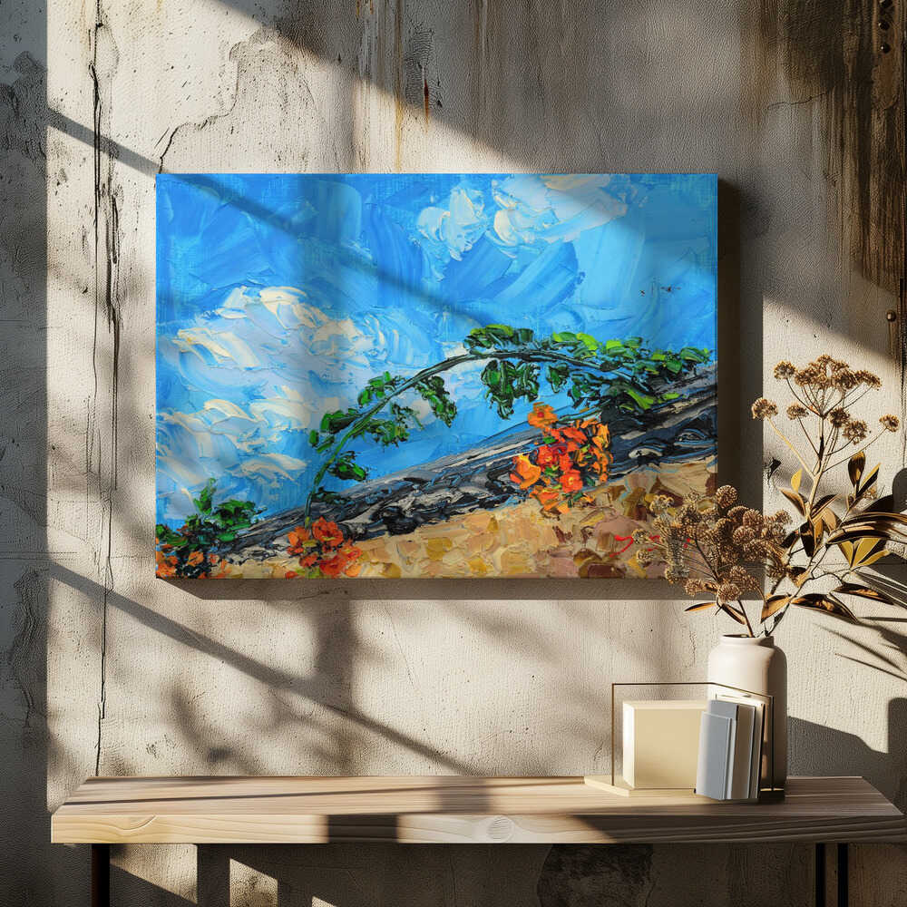 Jacaranda Oil On Canvas