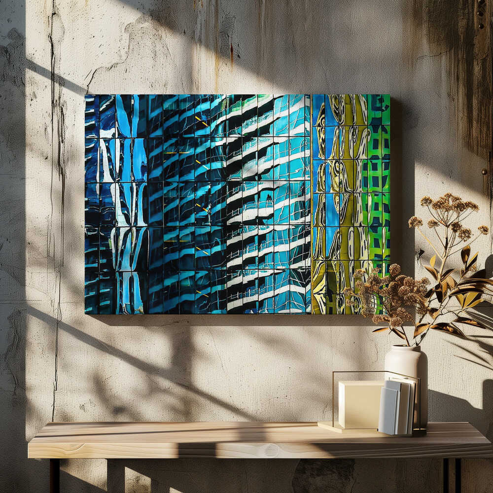 Reflections in glass - Abu Dhabi