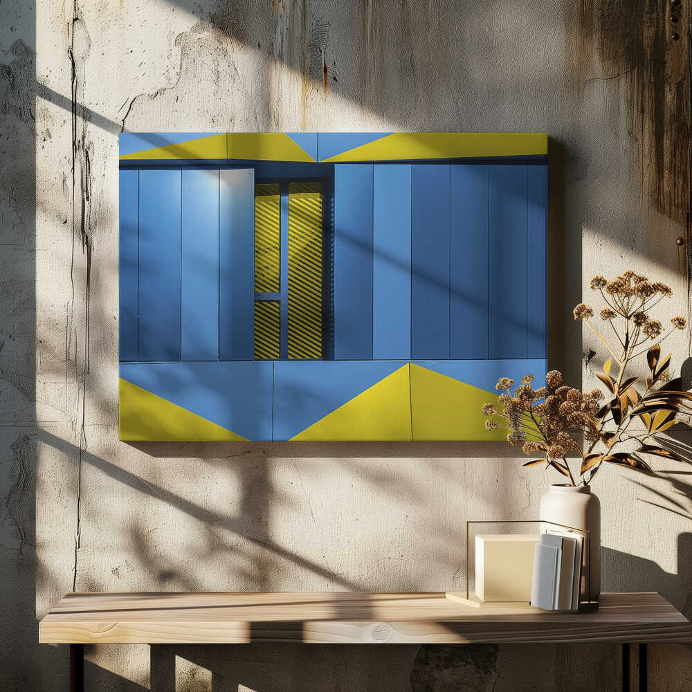 Facade detail in colors