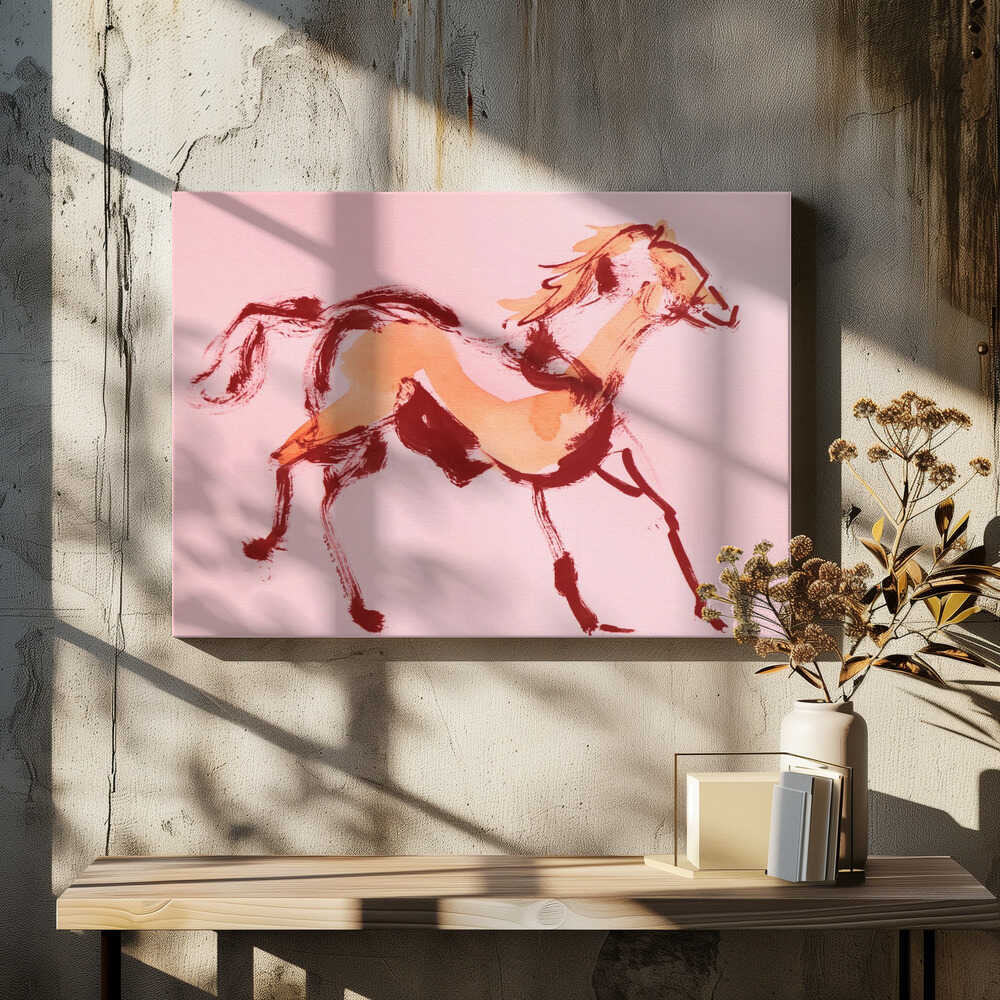 Wild Brushstroke Horse