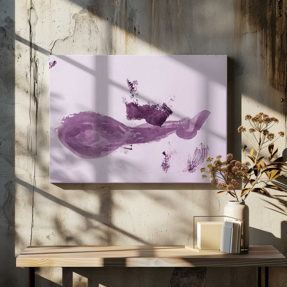 Majestic Purple Whale