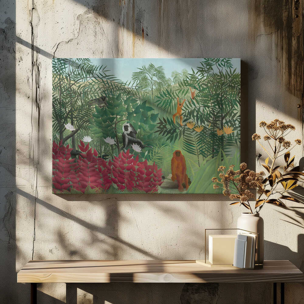 Tropical Forest With Monkeys (1910)