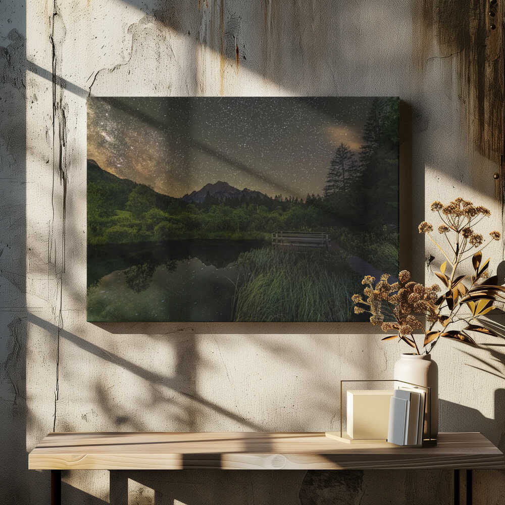 Zelenci with Milky Way