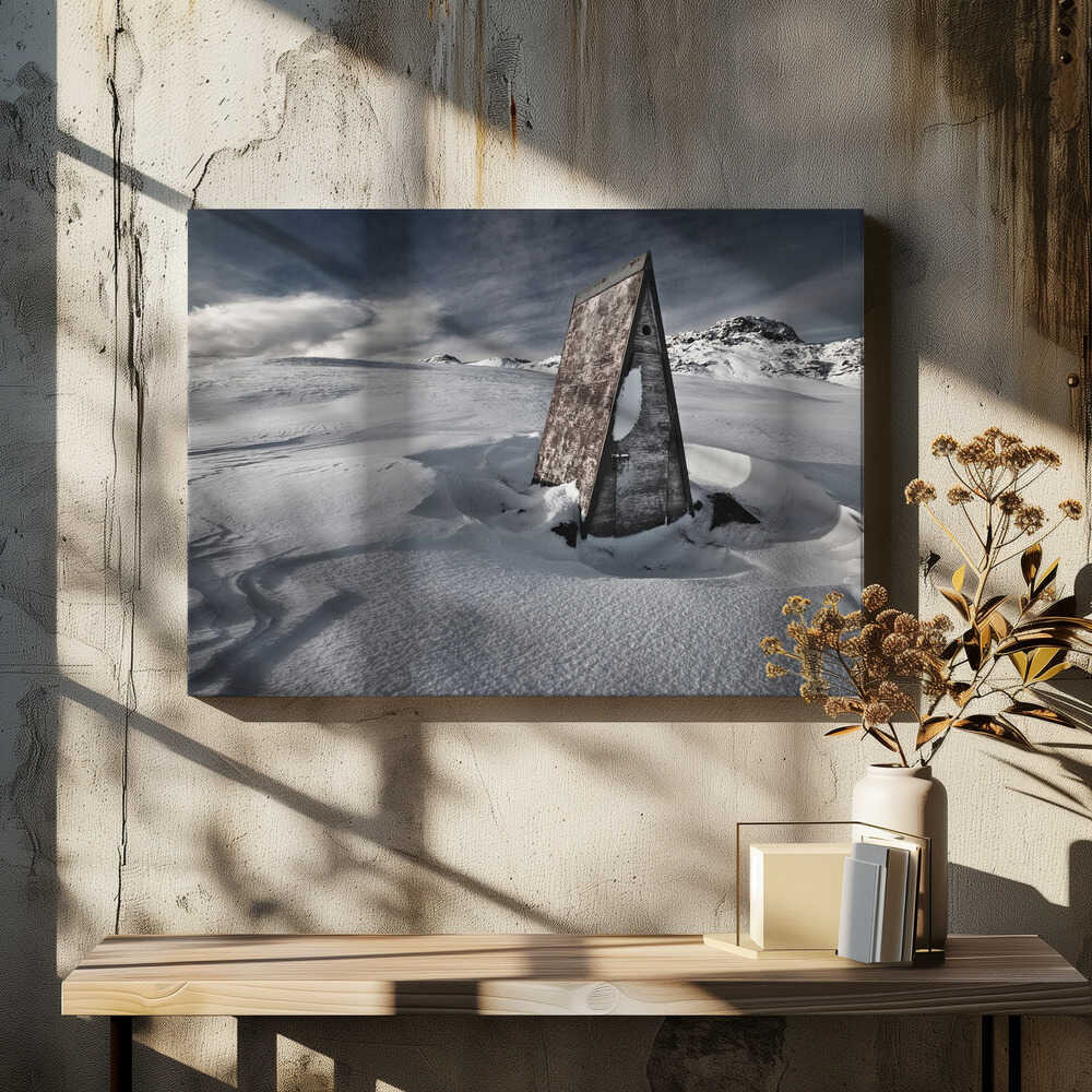 Alone in the mountains