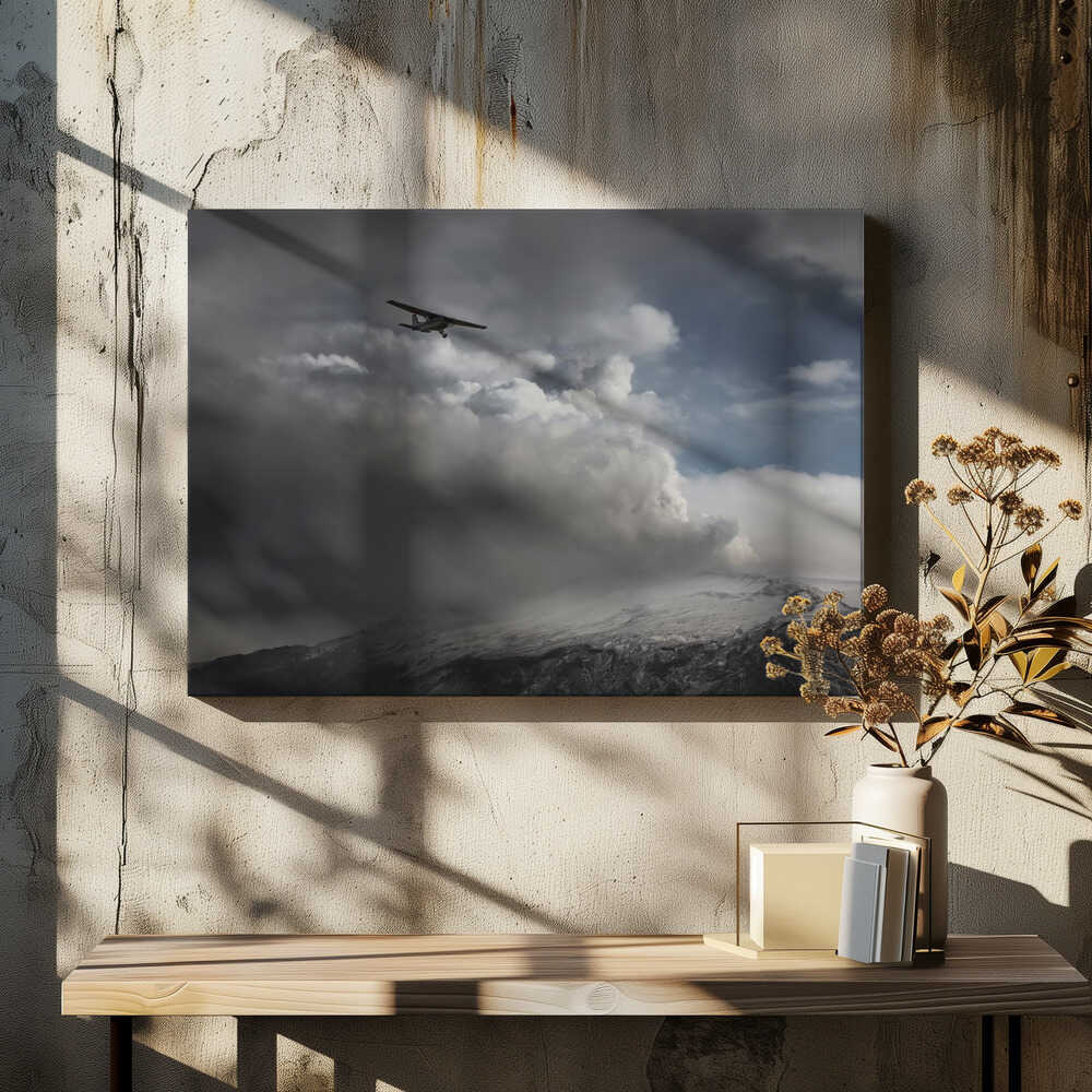 Flying through the ash