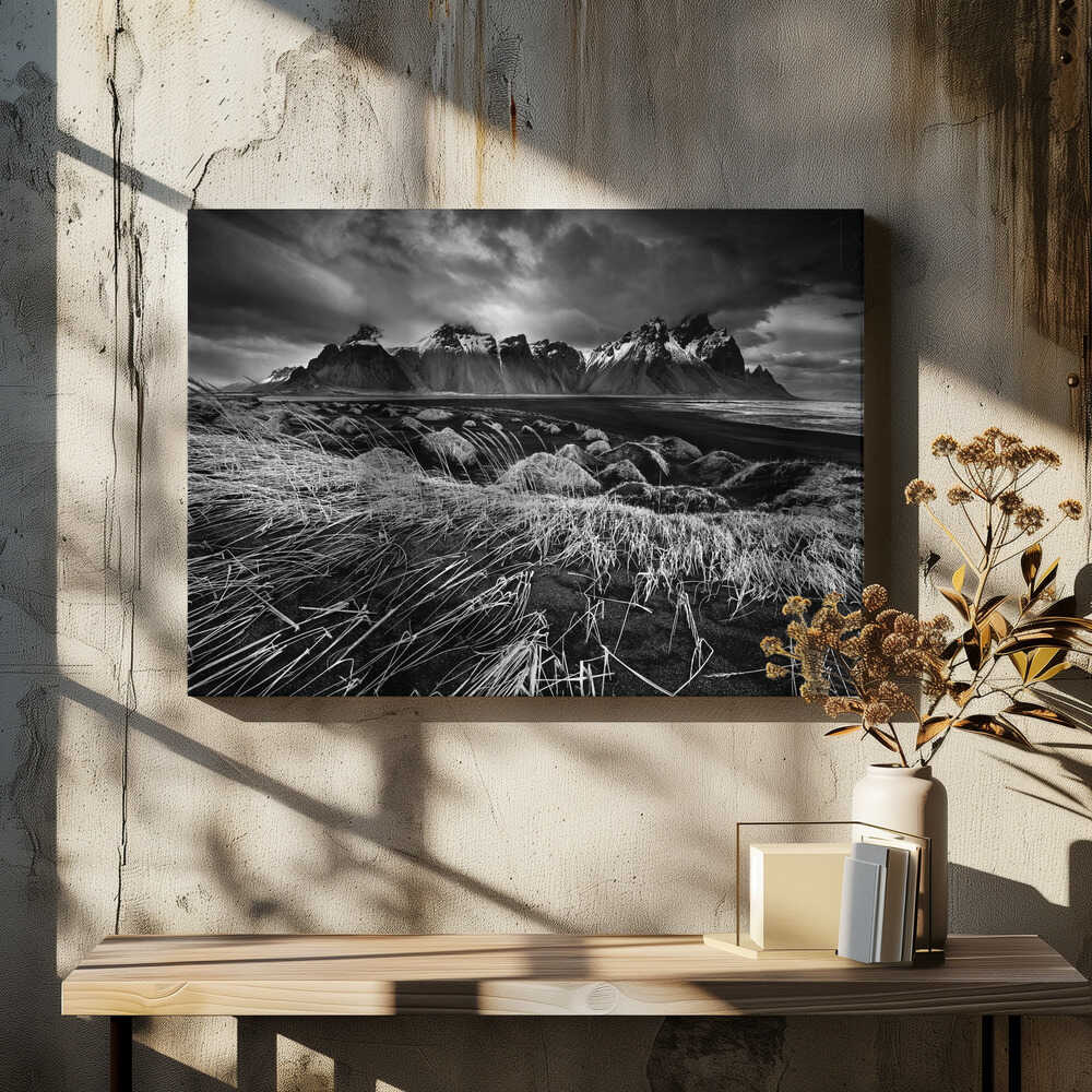 Stokksnes dunes and mountains