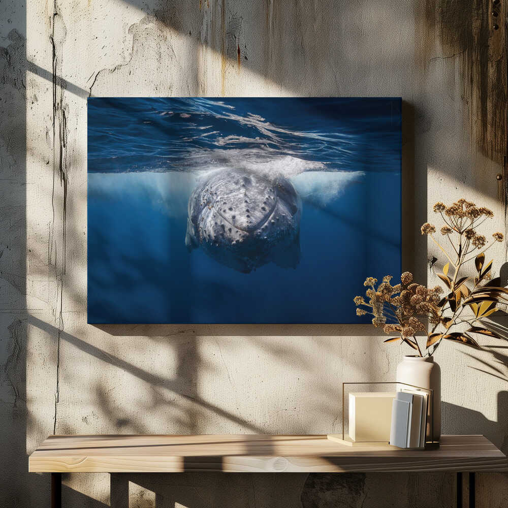 Face to face with Humpback whale