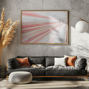 Art Prints of ...walking on red lines...