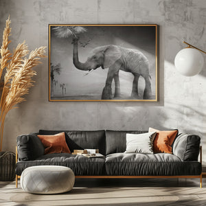Art Prints of The story of elephants