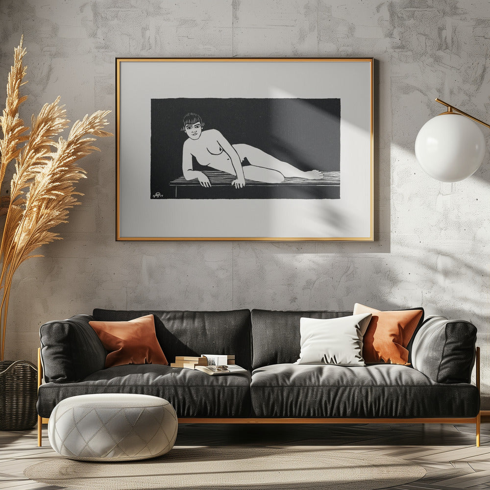 Reclining Nude Figure