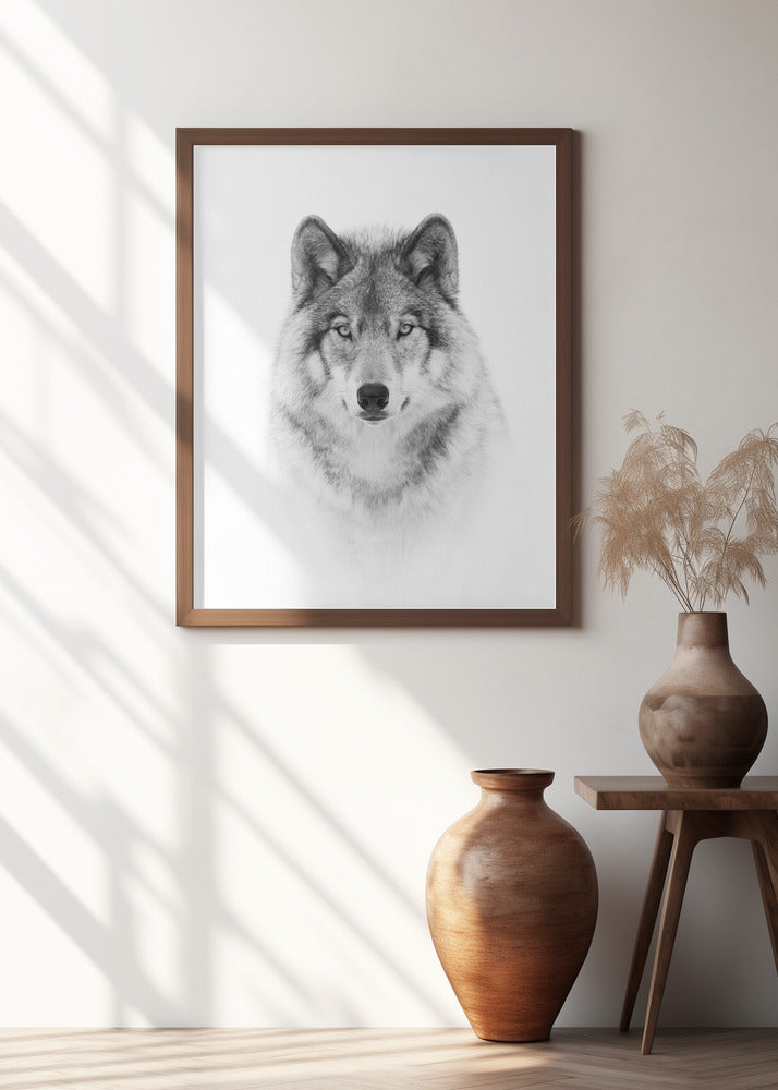 Portrait of a Timber Wolf