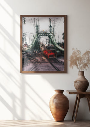 Art Prints of on the Tram