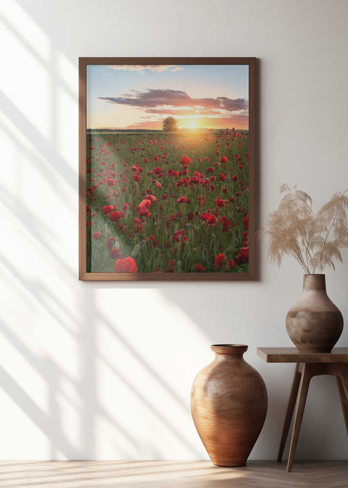 Poppy fields of Sweden