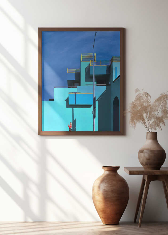 Blue on blue - Downtown Los Angeles