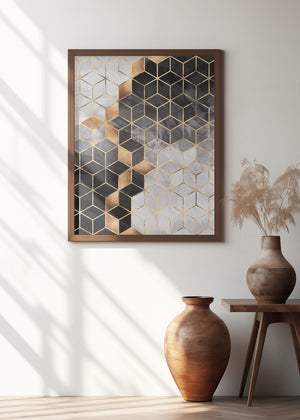 Art Prints of Smoky Cubes