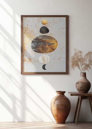 Art Prints of Sun And Moon