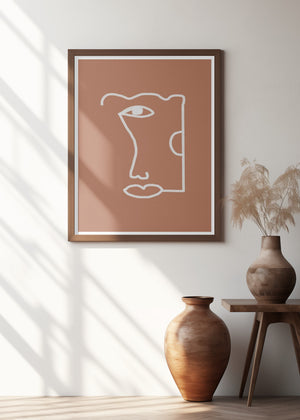 Art Prints of Abstract Head No2.