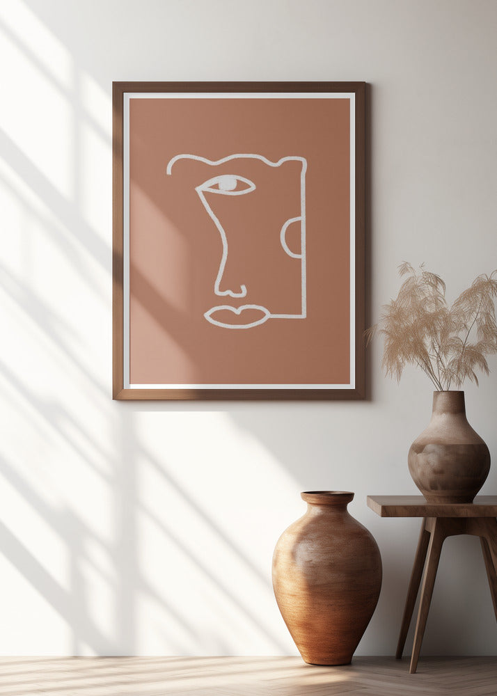 Art Prints of Abstract Head No2.