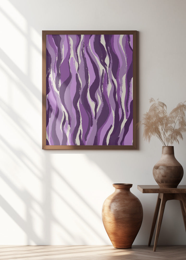 Purple Flame Waves