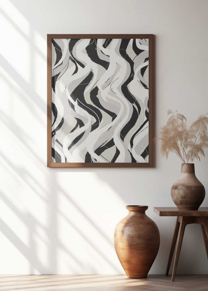 Curved Monochrome Waves