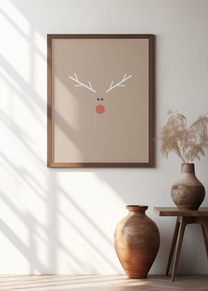 Art Prints of Christmas Reindeer