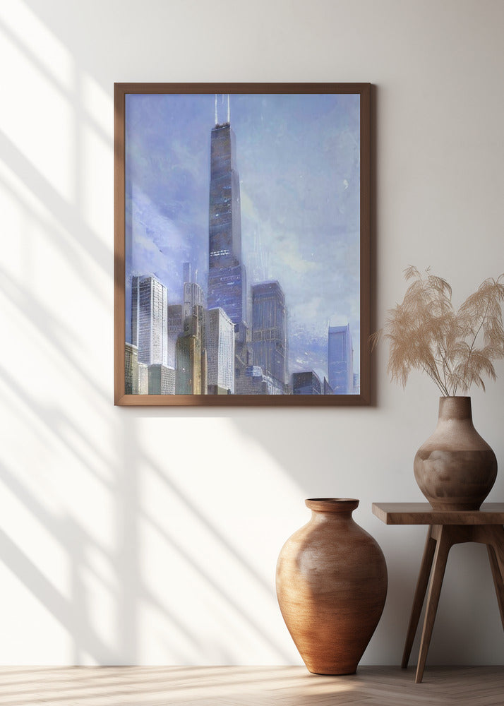 Art Prints of Chicago Skyline