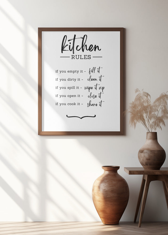 Art Prints of Kitchen Rules