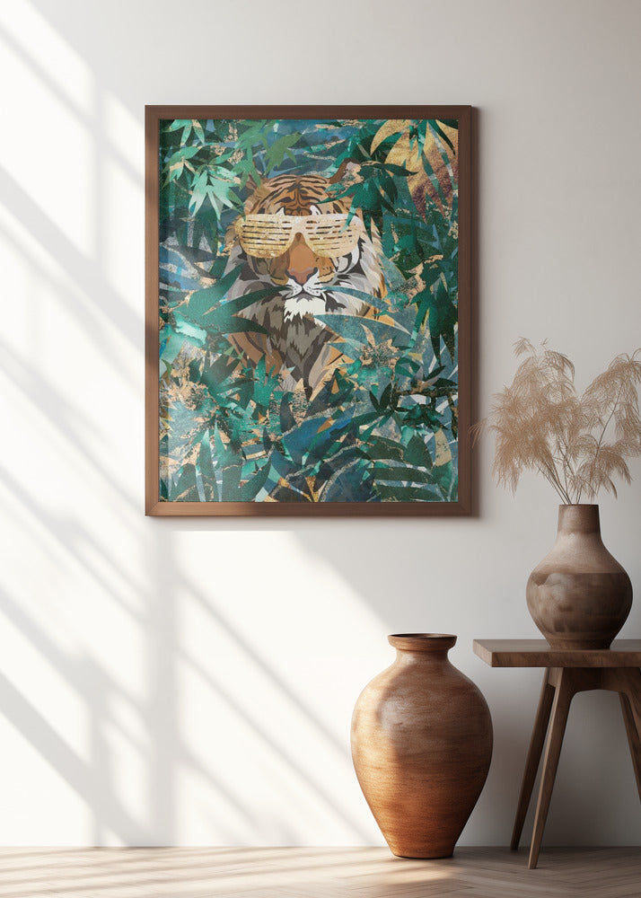 Canvas Art Print R&B Tiger in the jungle
