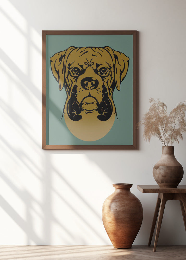 Canvas Art Print BOXER