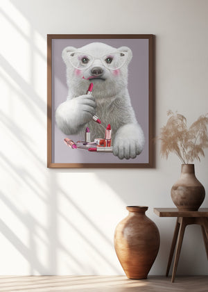 Canvas Art Print lipstick paula