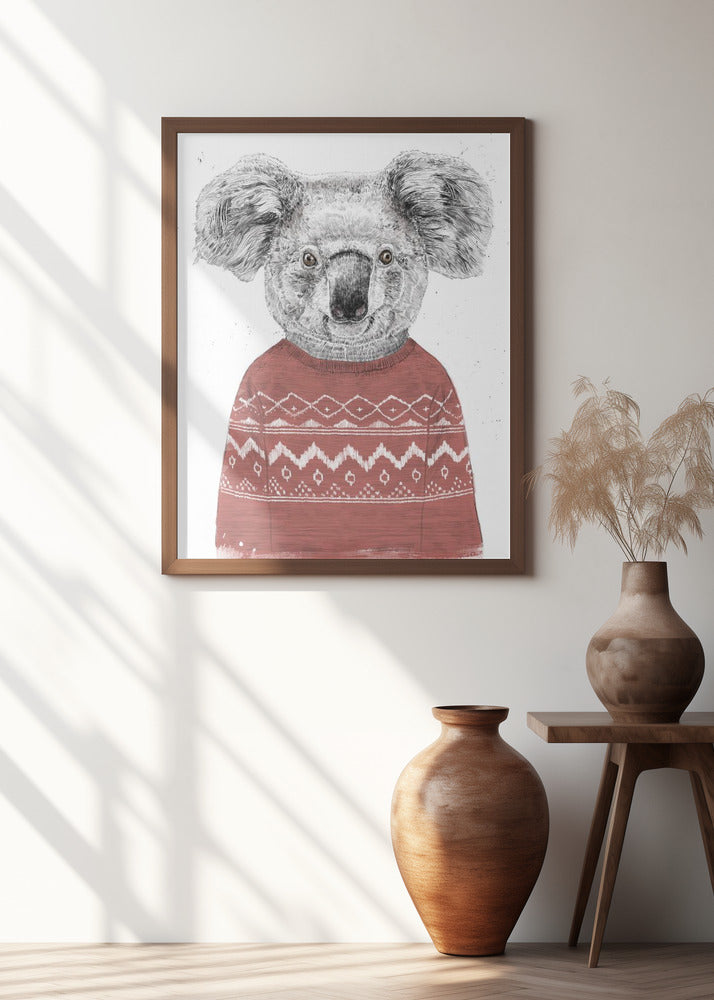 Winter koala (red)