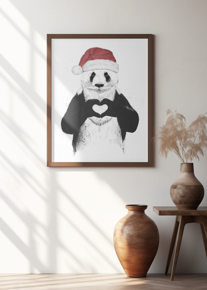 Santa panda