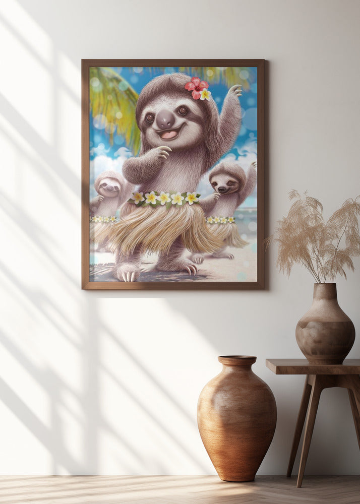 SLOTH HULA DANCER