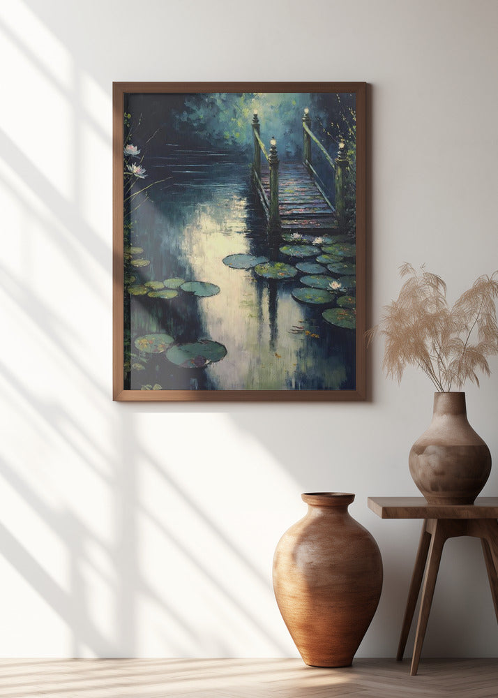 Footbridge By The Water