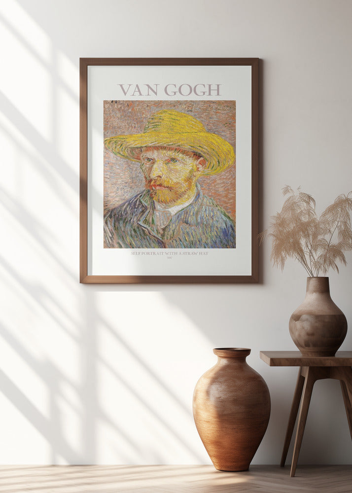 Self Portrait With Straw Hat