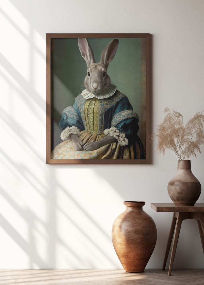 Regal Hare Portrait