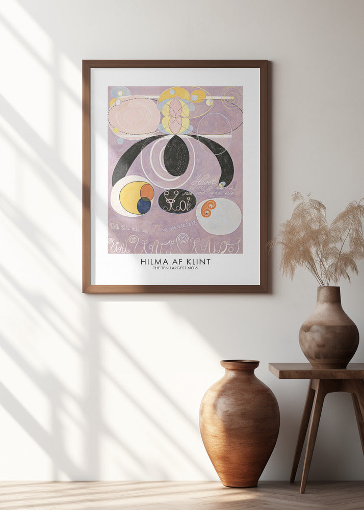 The Ten Largest No.6 Poster