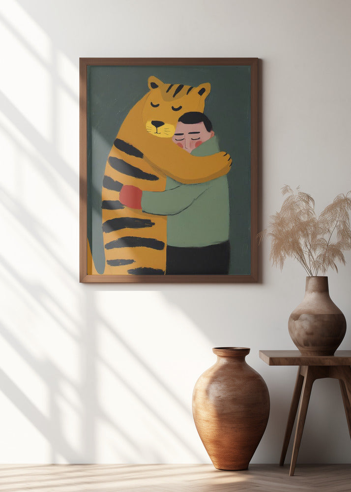 Tiger's Gentle Hug
