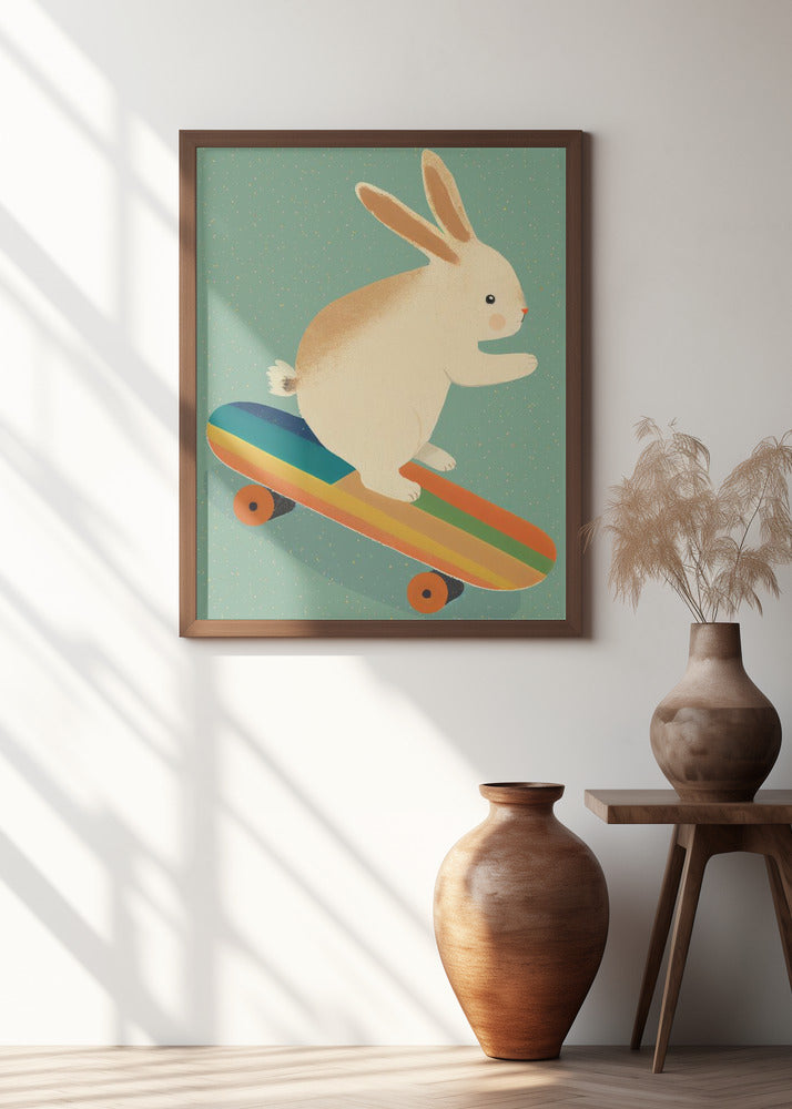 Skateboarding Bunny