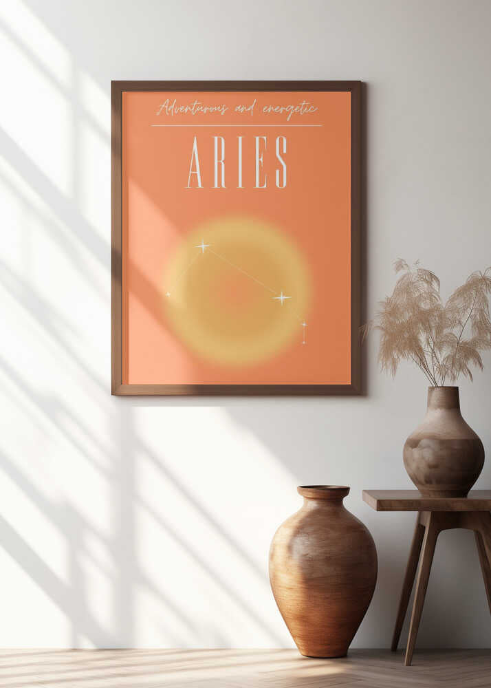 Aries Zodiac Print Art