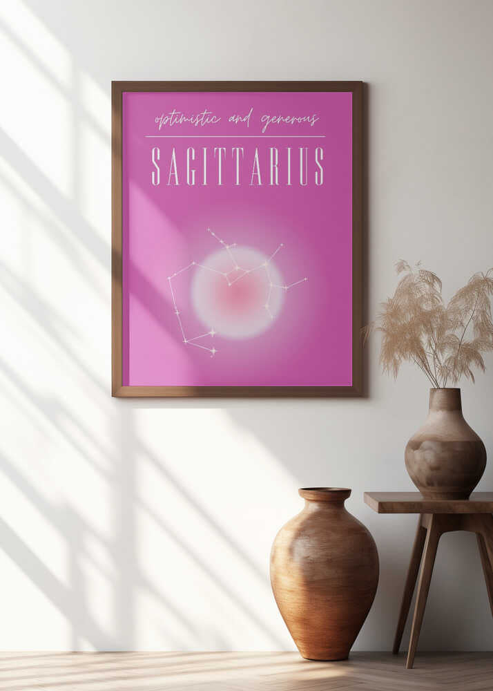 Sagittarius Zodiac Print Art
