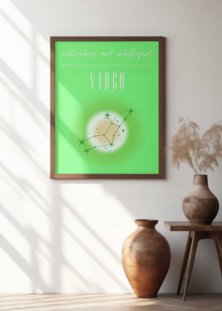 Virgo Zodiac Print Art