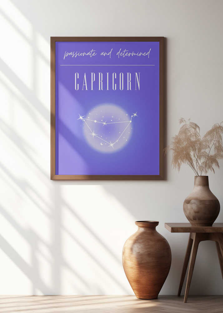 Capricorn Zodiac Print Art